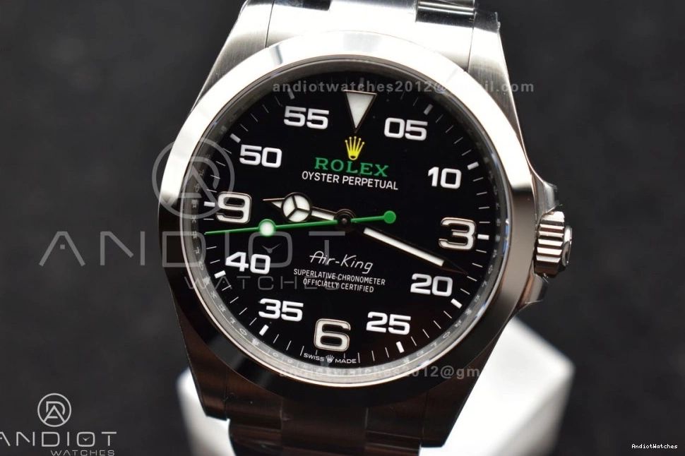 Edition 1:1 VS VSF SS Best 509 Black Bracelet 904L on Air-King 126900 Dial SmoothTexture Steel 0816